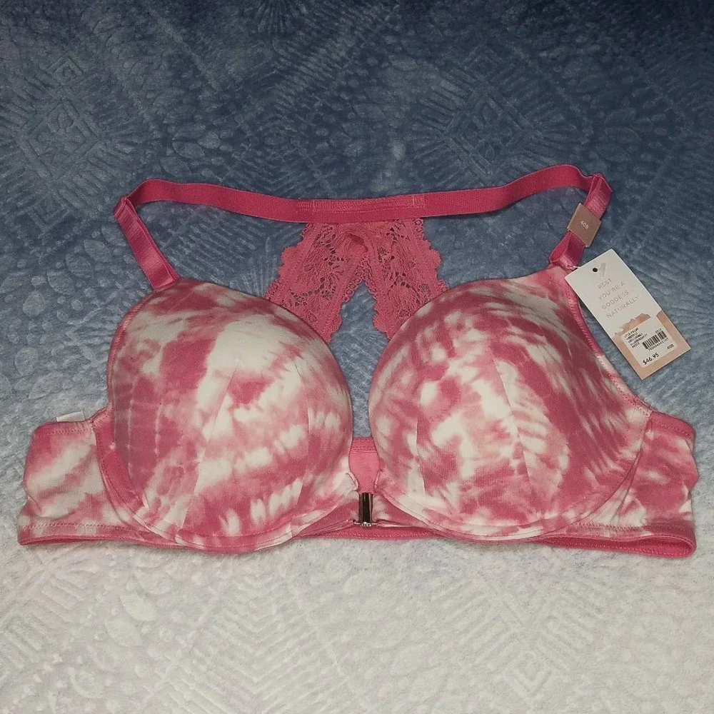 Women's CACIQUE Boost Plunge Bra Plus Size 40B Retail $46.95.